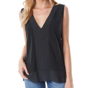 FRENCH CONNECTION Classic Crepe Sleeveless Top XS Green